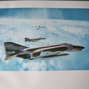 Keith Farris Aviation 9" x 11" Bookplate Print - F-4 Deployment